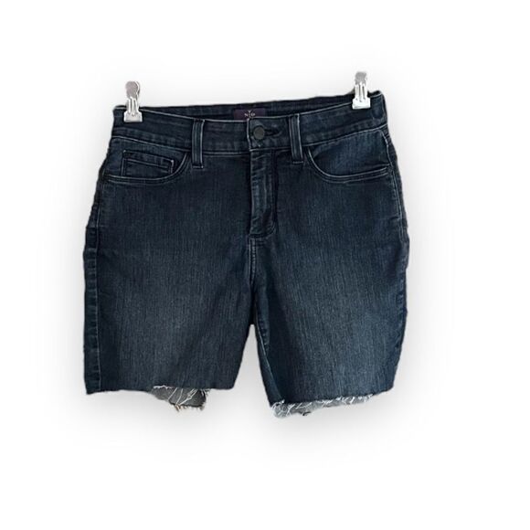 NYDJ | Long Dark/Medium Wash Shorts (4) - Picture 1 of 5
